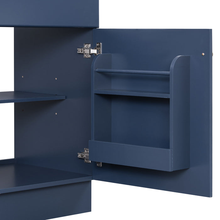 Bathroom Vanity With Sink, Cabinet With Adjustable Shelf