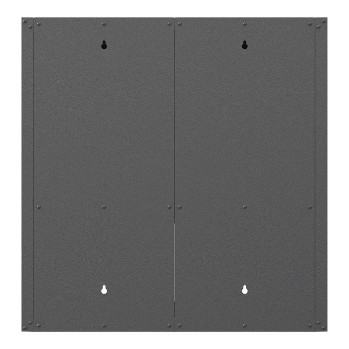 Metal Wall Mounted Tool Storage Cabinet With Locking Door, 1 Shelf & 1 Drawer