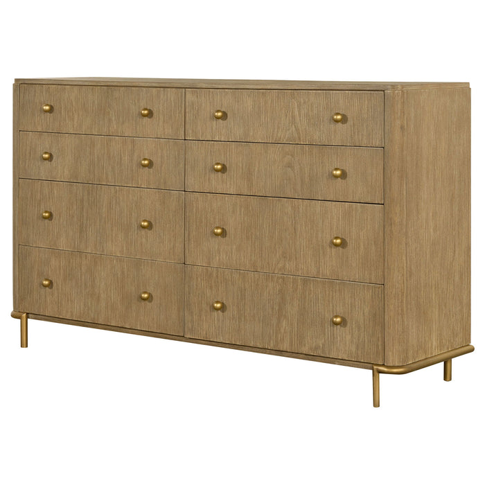 Stevie - Rectangular 8 Dresser - Sand