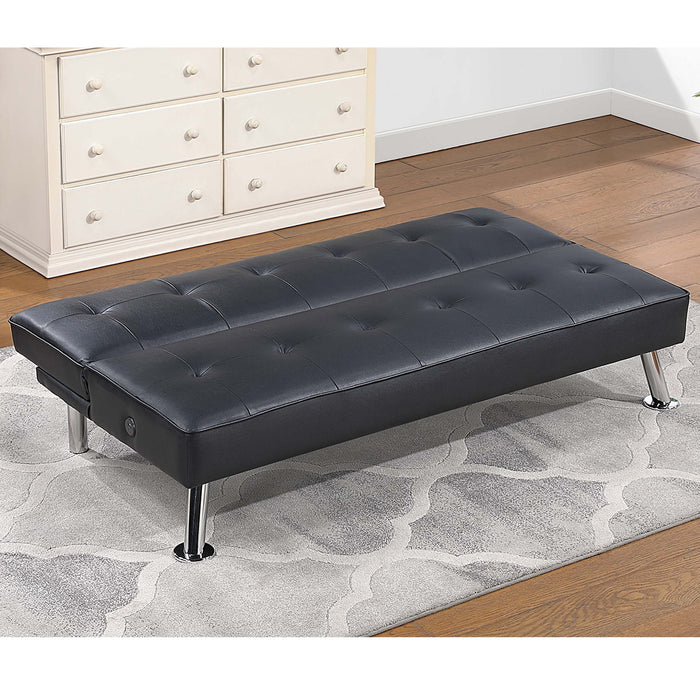 Tufted Sofa With USB Port For Living Room