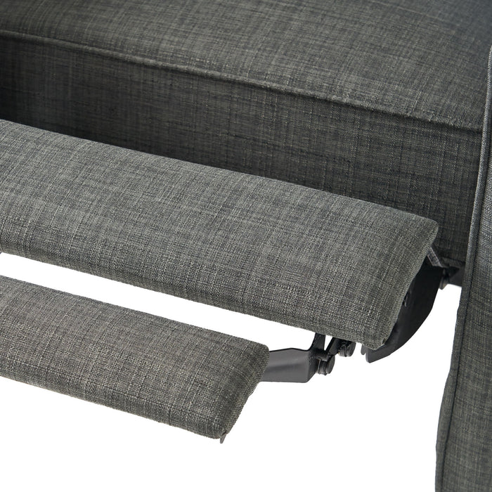 Upholstered Push Back Recliner Chair For Living Room