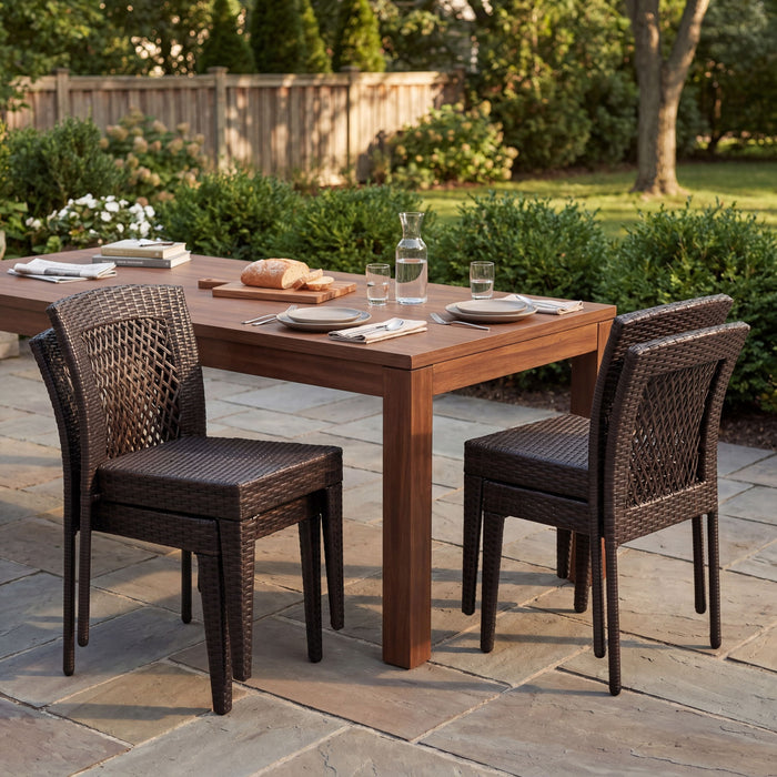 Outdoor Dining Stackable Chairs