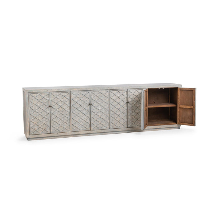 Malibu - 8 Door Cabinet - Blue Washed