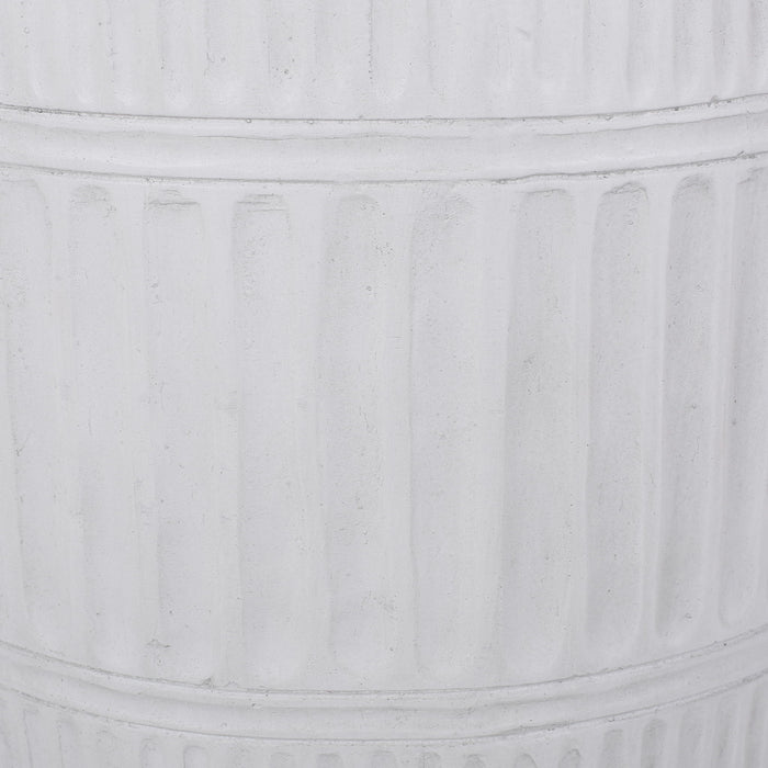 Outdoor Patio End Table - Antique White