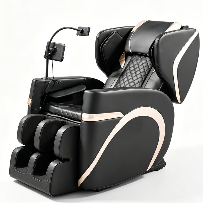 Massage Chair Recliner & Zero Gravity, Full Body Air Pressure - Black