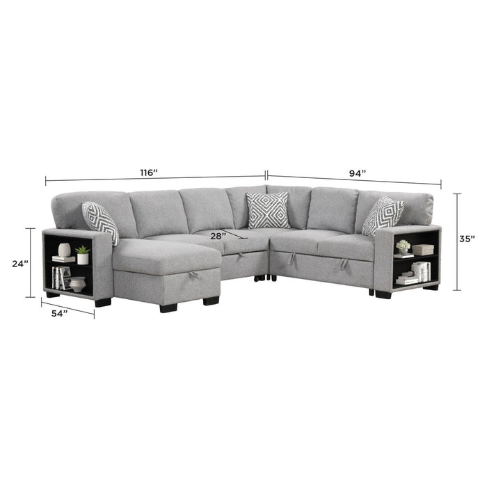 Cairo - Sectional With Pullout Sleeper