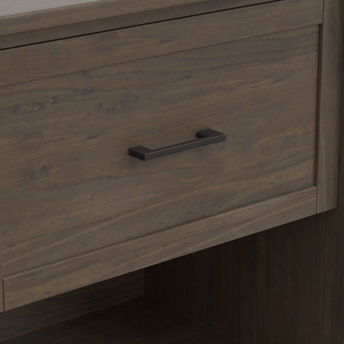 Ela - Bedside Table - Smoky Brown