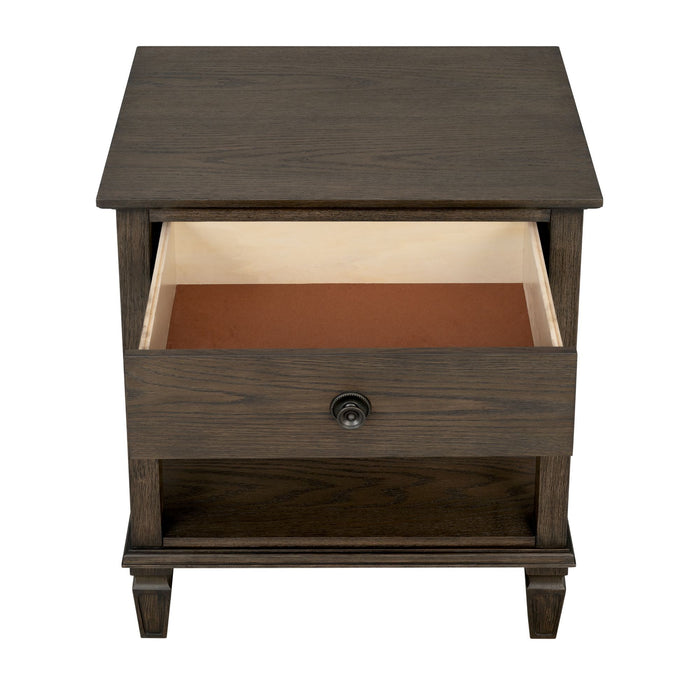 Victoria - Bedside Table With Drawer And Shelf