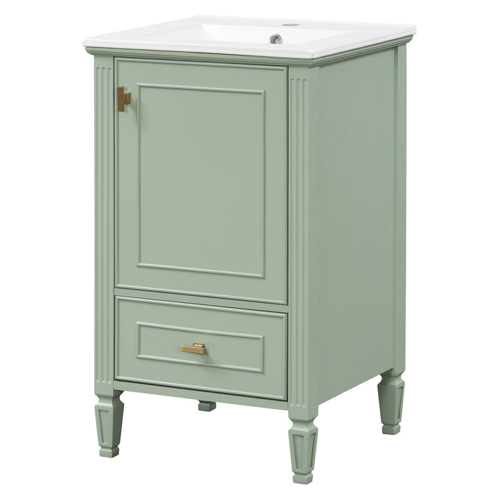 Retro Bathroom Vanity With Sink