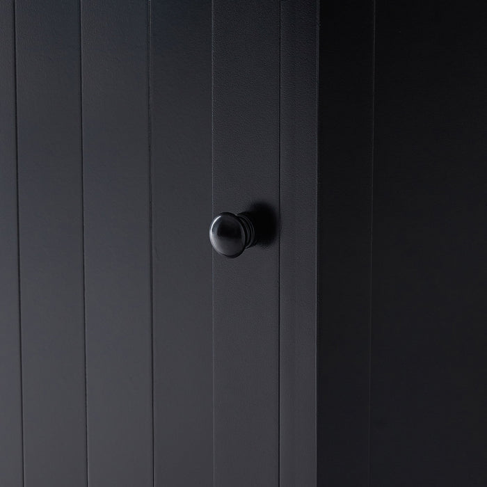 Bathroom Cabinet Triangle Corner Storage Cabinet With Adjustable Shelf Modern Style