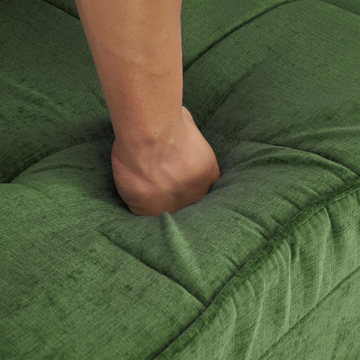 Loveseat Sofa Bed Sleeper With Reversible Backrest, Side Pockets, USB Ports, Phone Holder