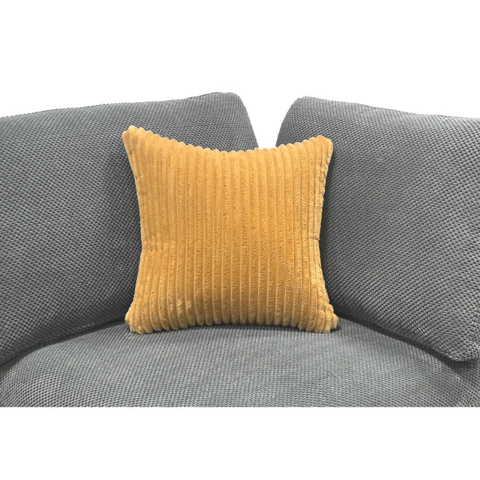 Custom Configuration Modular Sectional & Toss Pillows