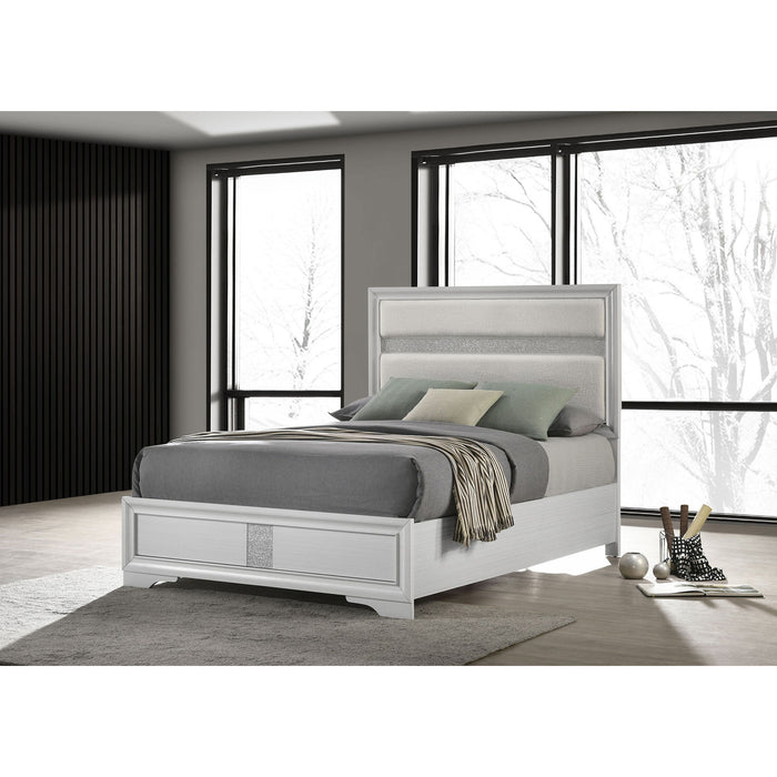 Annie - Full Panel Bed - White