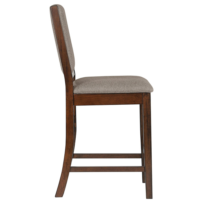 Allen - Upholstered Counter Chair (Set of 2) - Oak
