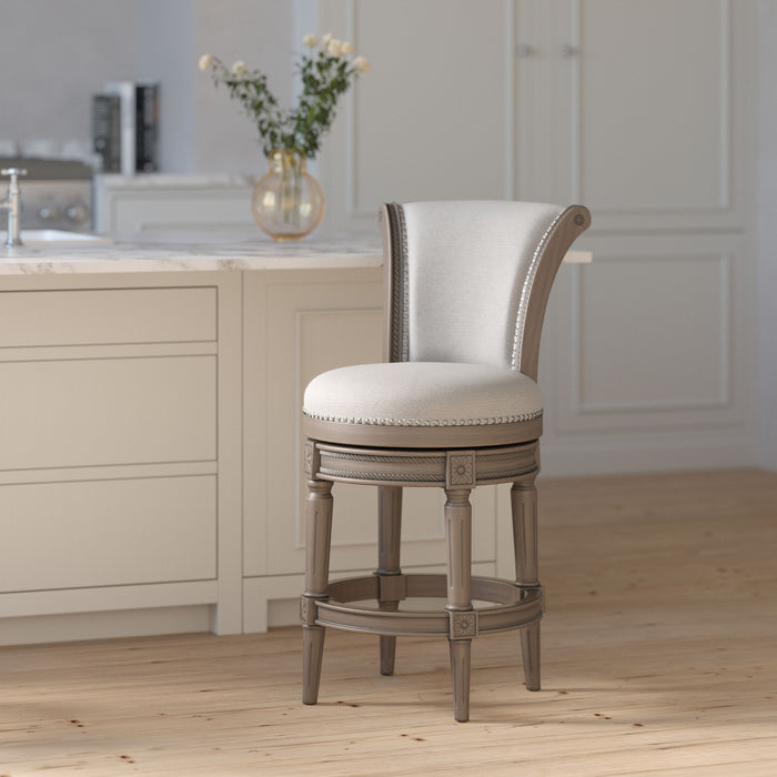 Swivel Barstool With High-Back
