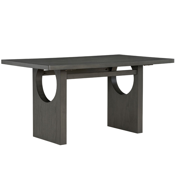 Dining Table Set For 6 With Upholstered Chairs