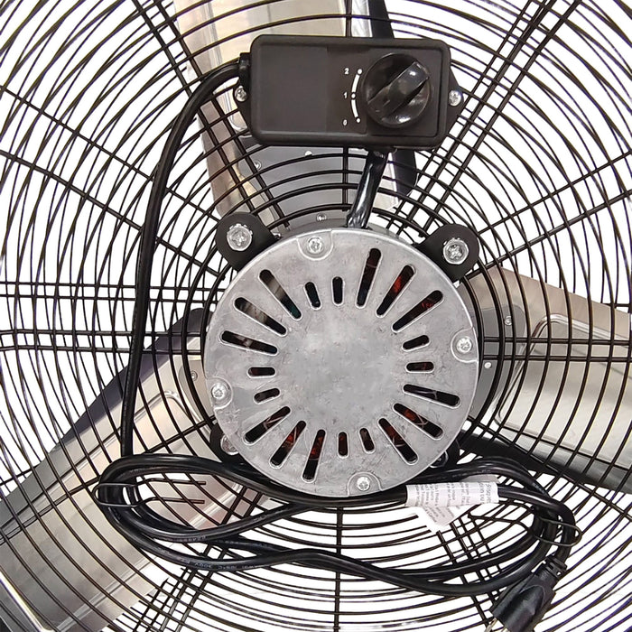 Velocity Drum Fan With 2 Speed - Black