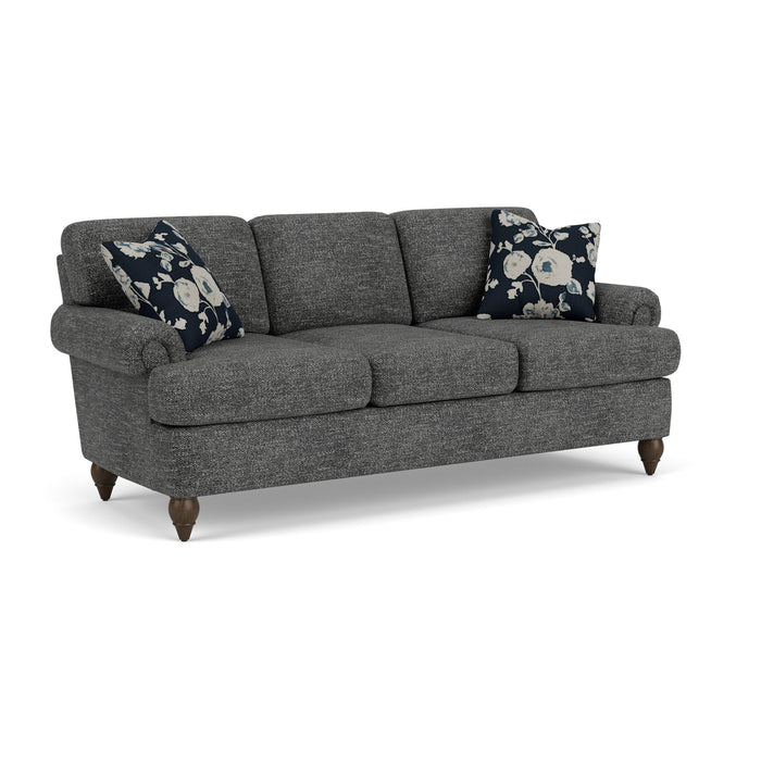 Moxy - Fabric Sofa, T-Shaped Seat Cushion, Rolled Arms