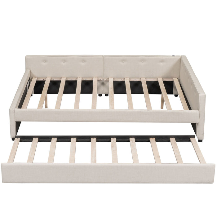 Platform Bed With USB Ports