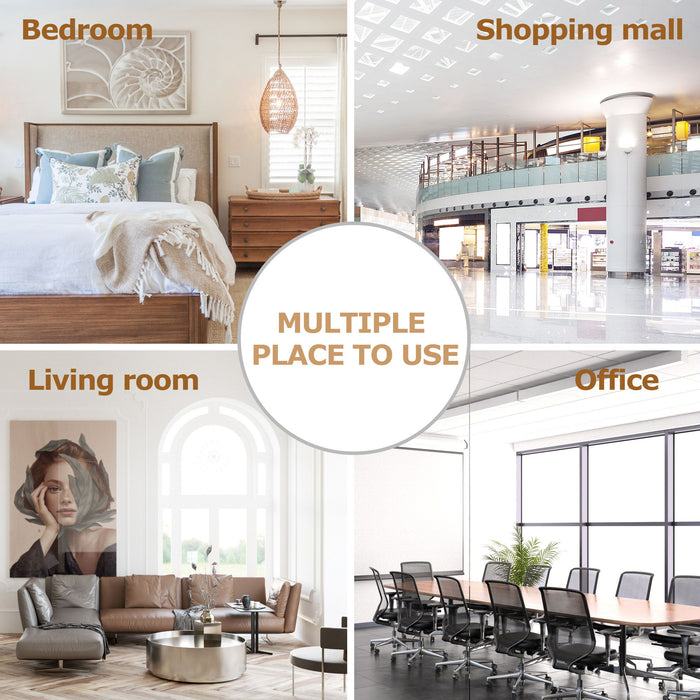 Round Glass Coffee Table Modern Cocktail Table