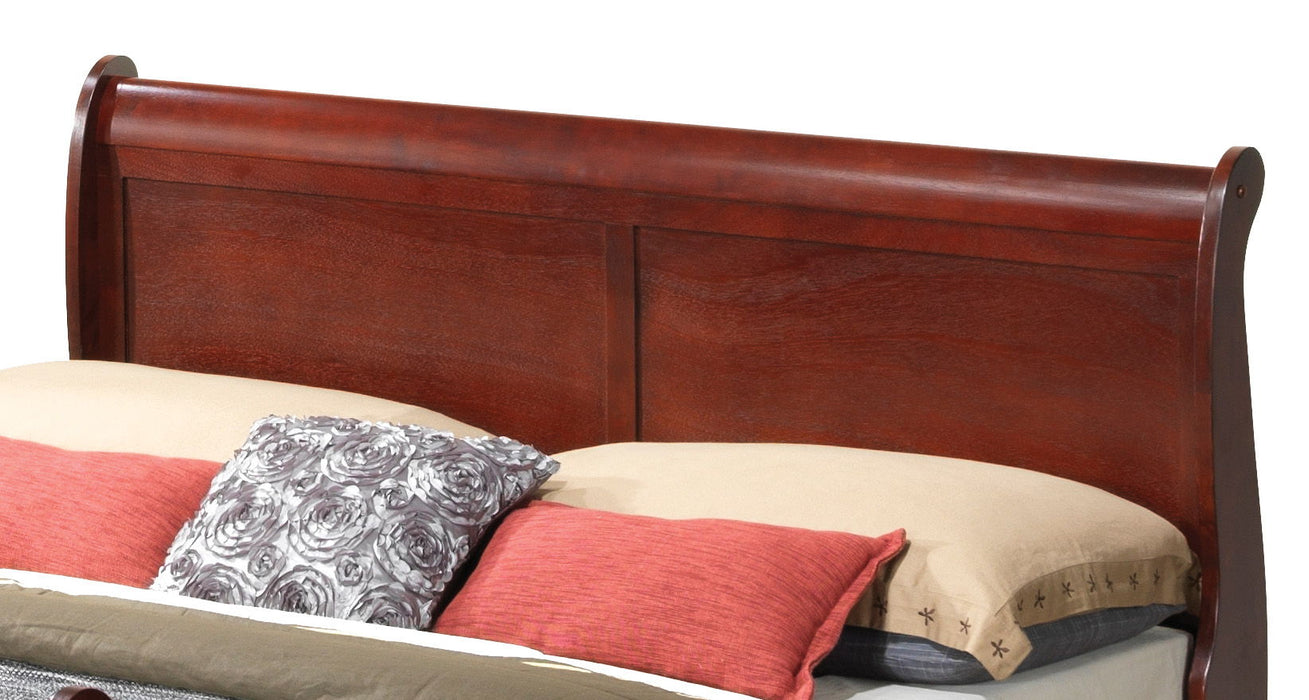 Panel Sleigh Bed