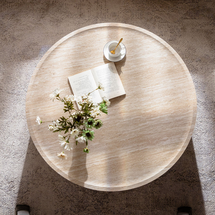 Round Coffee Table For Living Room - Amber