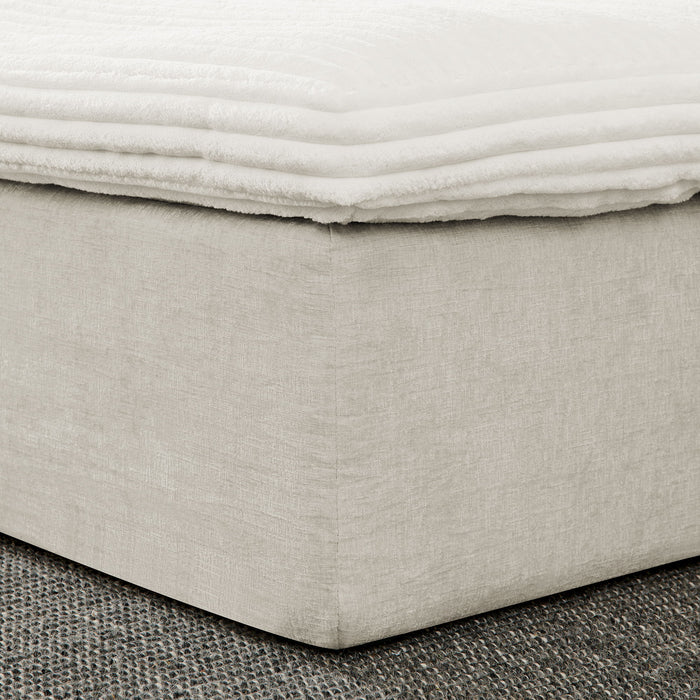 Modern Modular U Shaped Cloud Sectional Couch With Deep Seat And Comfy Chaise