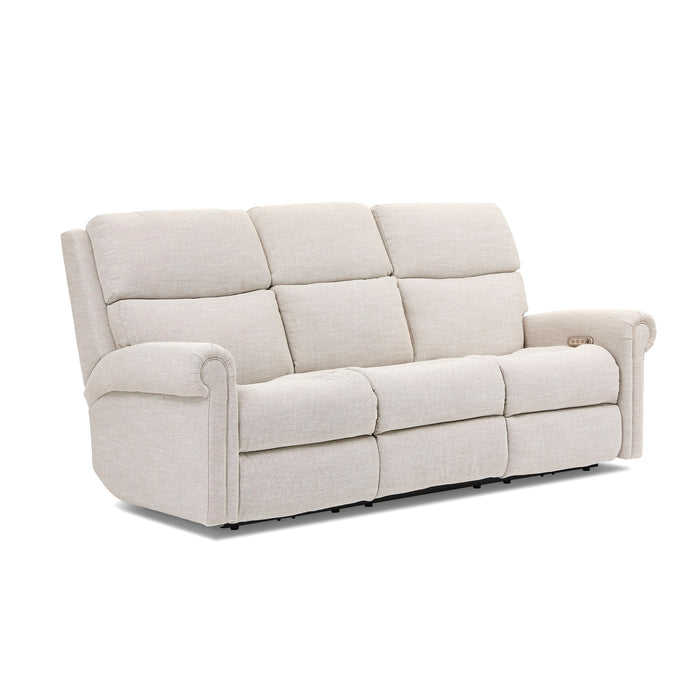 Bernard - Power Reclining Sofa With Console, Power Headrest, & Lumbar