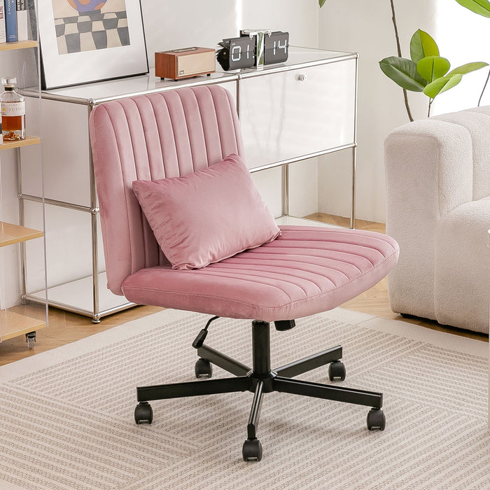 Criss Cross Office Chair With Adjustable Height, Ergonomic Design