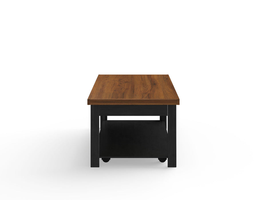 Essex - Coffee Table - Black, Whiskey