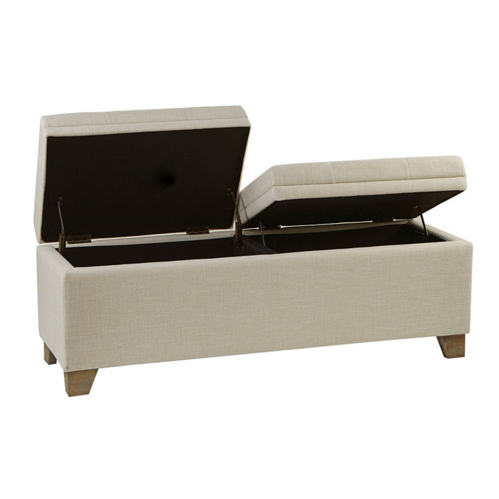 Soft Close Upholstered Storage Bench, Convenient Design