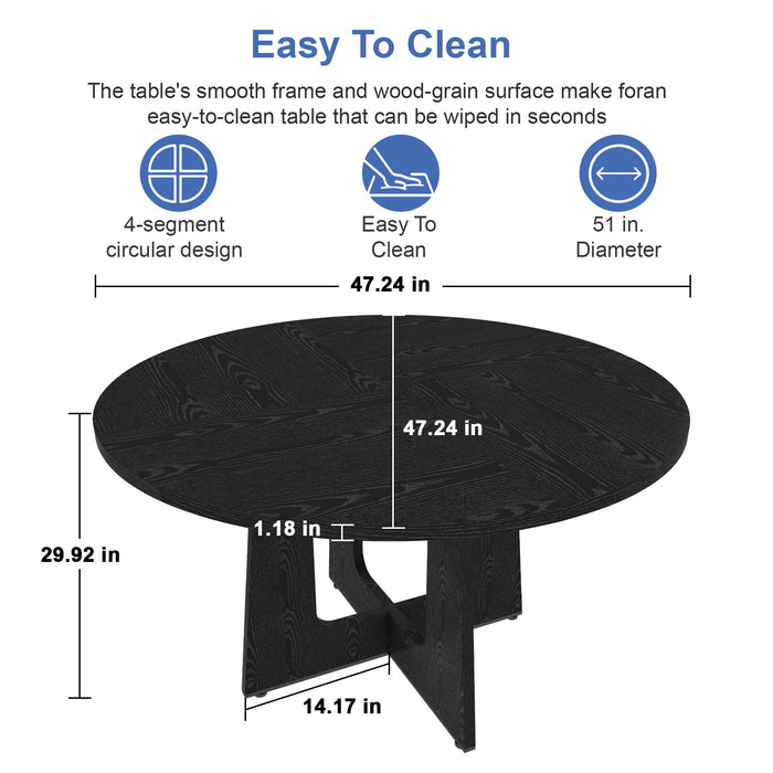 Round Dining Table For 4