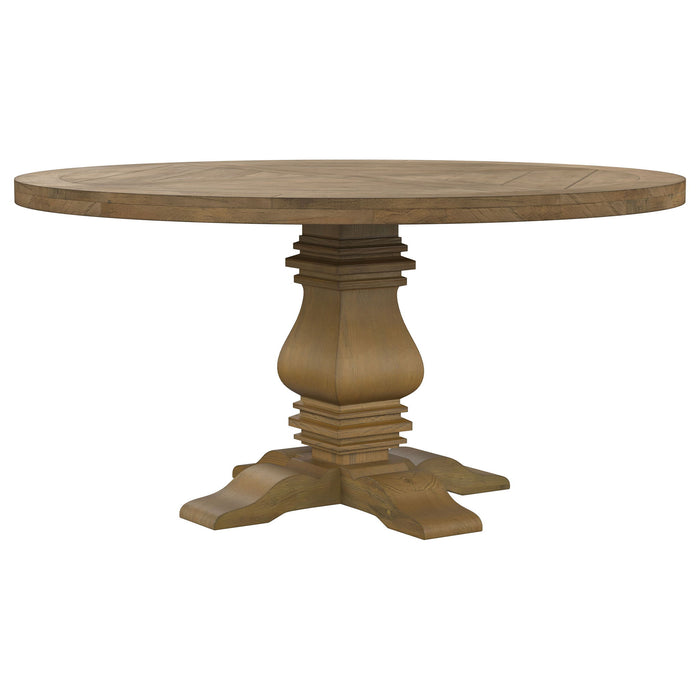 Rhea - Round Dining Table - Rustic