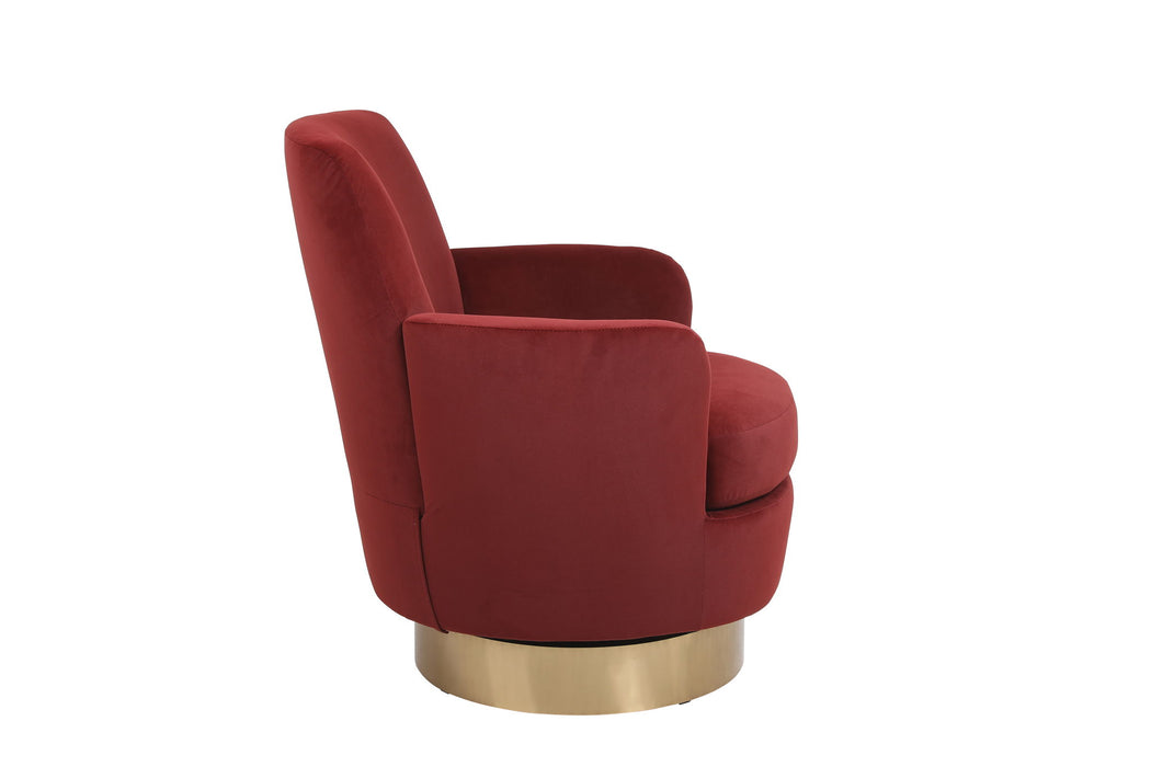 Teddy Swivel Barrel Chair, Swivel Accent Chairs Armchair For Living Room