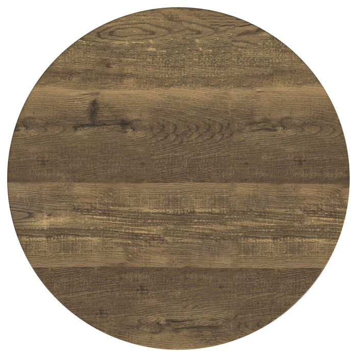 Kavita - Round Top Side End Table - Brown