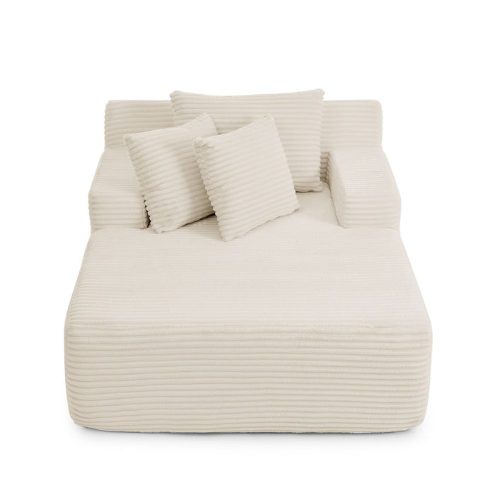 Modern Single Lazy Sofa Lounge Chair With High Density Foam