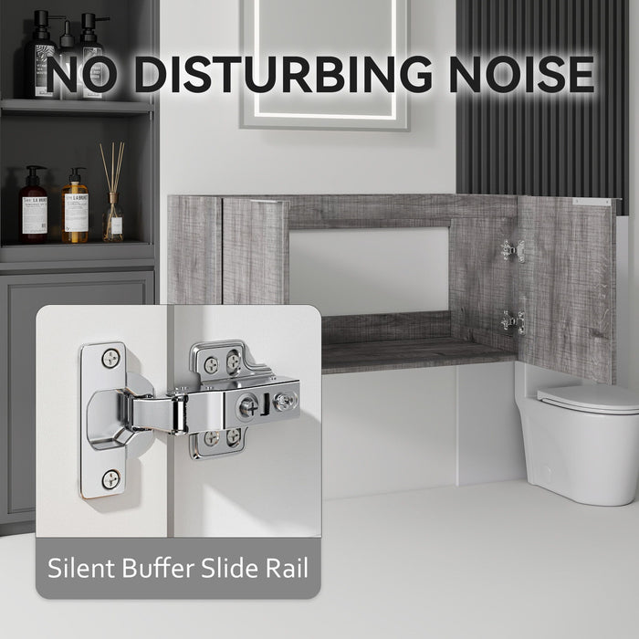 Floating Bathroom Vanity Cabinet With Soft Close Double Doors, Spacious Interior Storage, Wall Mounted, Cabinet Only