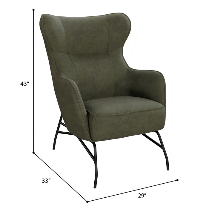 Franky - Accent Chair - Forest Stone