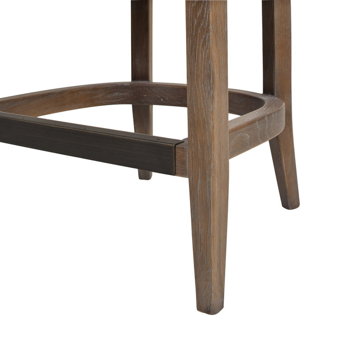 Americana - Mid-Century Modern Cane Back Counter Stool
