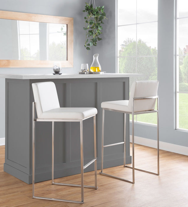 Fuji - Contemporary And Modern Elegance High Back Barstool