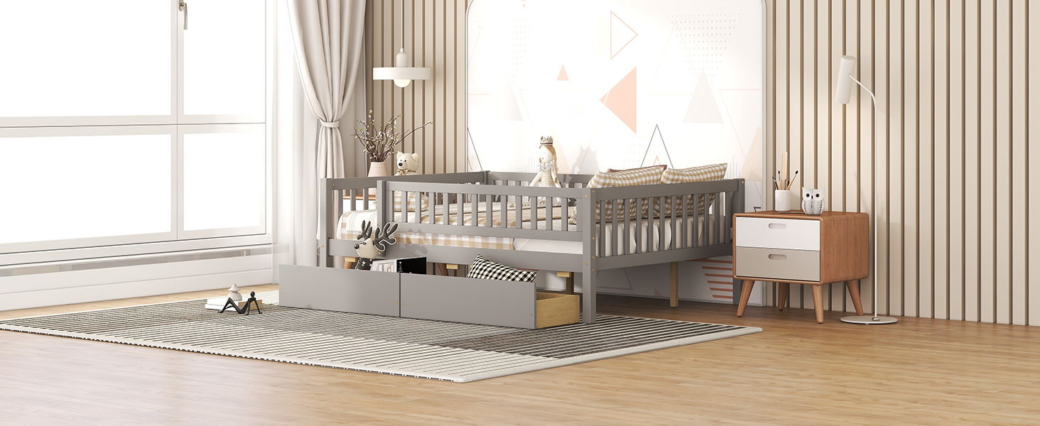 Multifunctional Wooden Daybed Bed