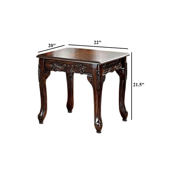 3 Piece Coffee Table Set - Cherry