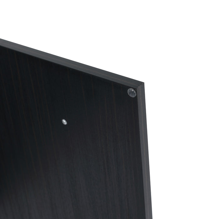 Modern Wall Mounted Bathroom Vanity With Thick Edge Resin Sink And Storage Rack