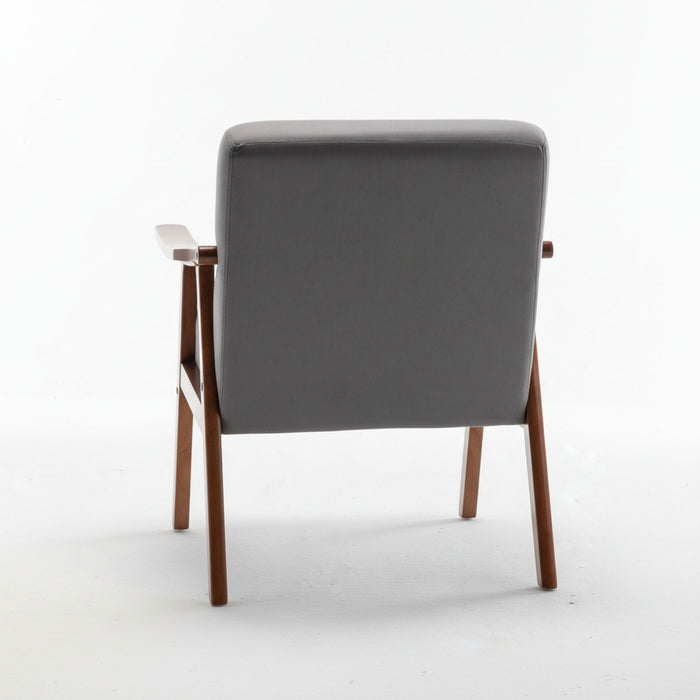 Accent Chair, Classic Mid Century Modern For Extra Seating