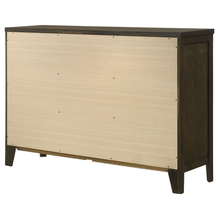 Clement - 6 Drawer Dresser Cabinet - Espresso