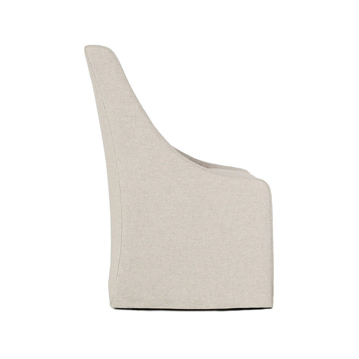 Warwick - Upholstered Rolling Dining Chair