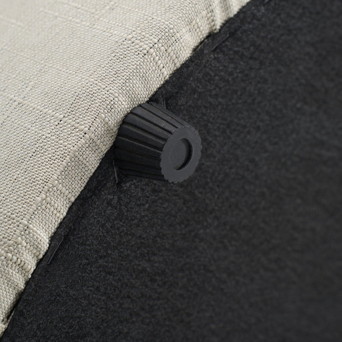 Nesting Ottomans, Round Coffee Table & Bench With Tray (Set of 2)