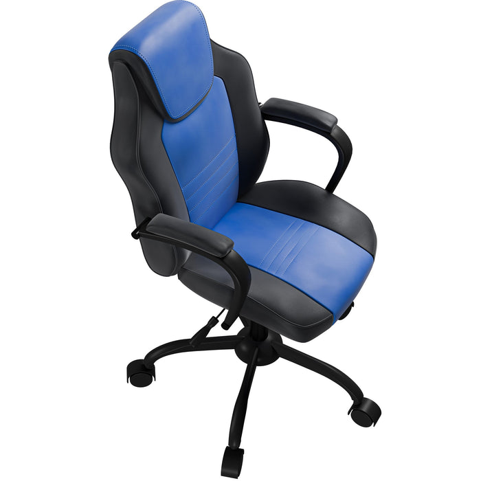 Gaming And Office Chair With Padded Arms, Adjustable Height