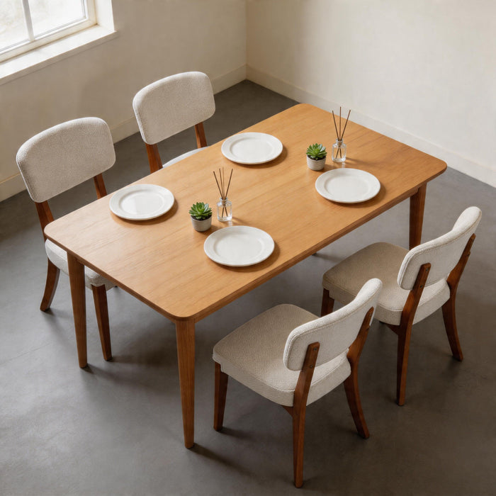 Contemporary Armless Dining Chairs (Set of 2)