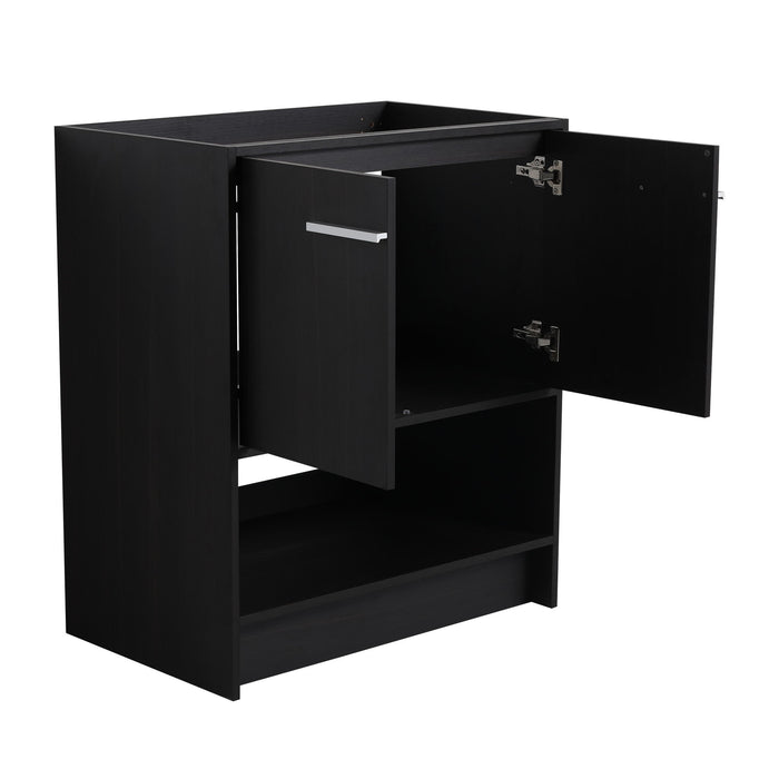 Modern Freestanding Bathroom Vanity With 2 Doors